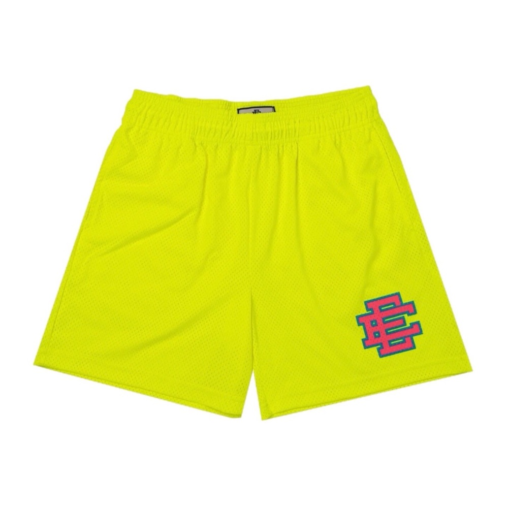 ERIC EMANUEL EE BASIC SHORT / SIZE LARGE / SAFTEY YELLOW